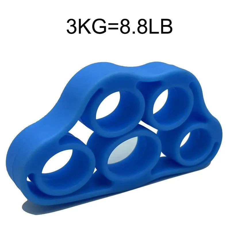 Silicone Finger Gripper Gym Hand Grip Resistance Band Wrist Stretcher Elastic Five Finger Expander Strength Trainer Exercise