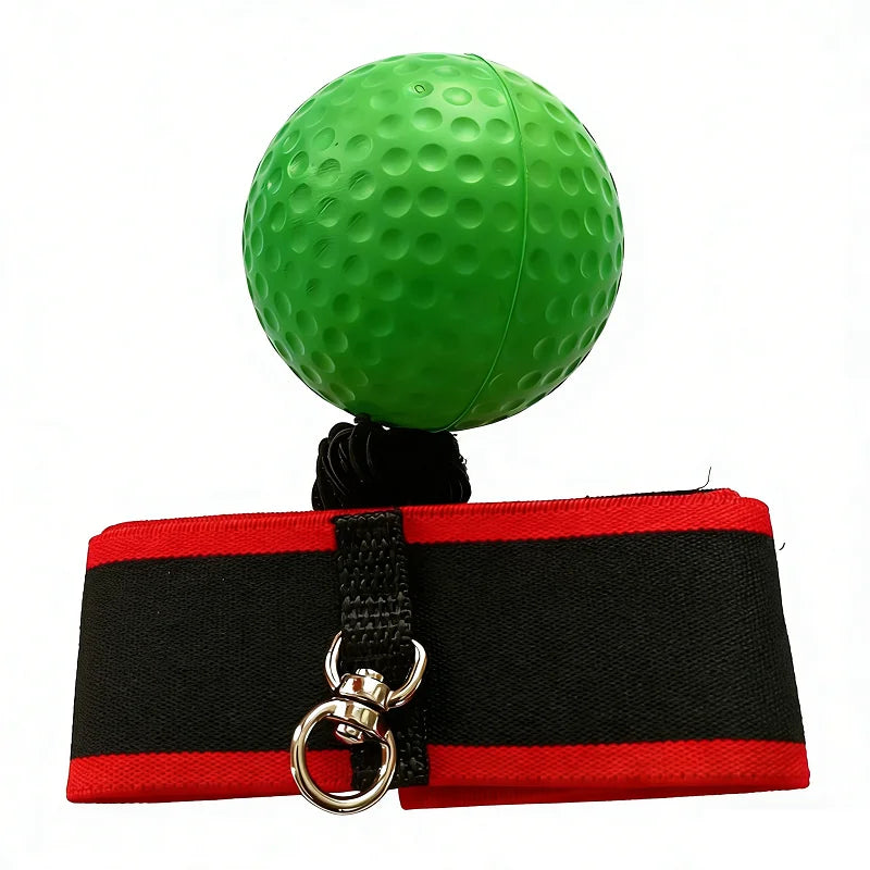 Boxing Training Ball Reflex Balls with Headband Hand Eye Coordination Punching Speed Fight Skill Training Gear for Boxing Sports