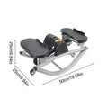Rock Stepper Exercise Machine Legs Glutes Abs Workout Portable Silent Lateral Stepper Machine for Home Apartment Office Gym