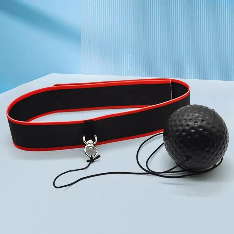 Boxing Training Ball Reflex Balls with Headband Hand Eye Coordination Punching Speed Fight Skill Training Gear for Boxing Sports