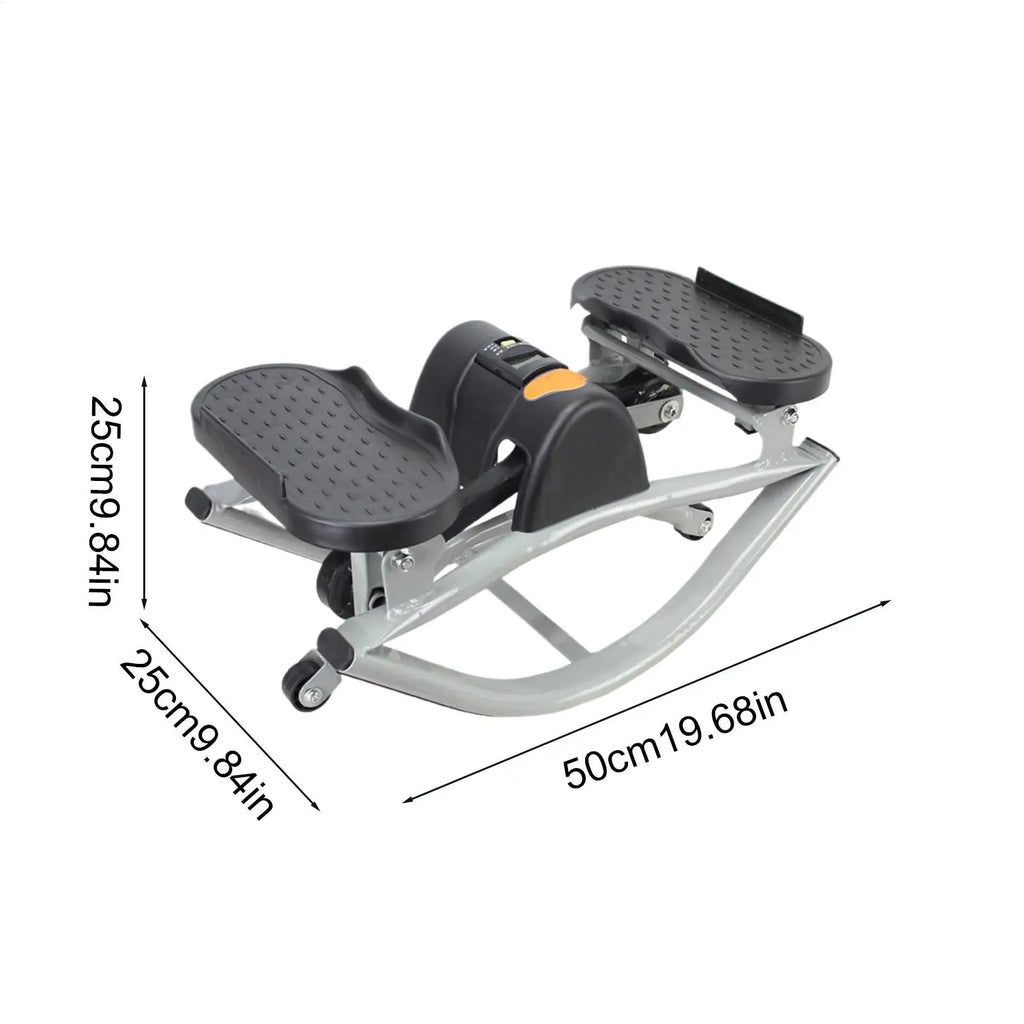 Rock Stepper Exercise Machine Legs Glutes Abs Workout Portable Silent Lateral Stepper Machine for Home Apartment Office Gym