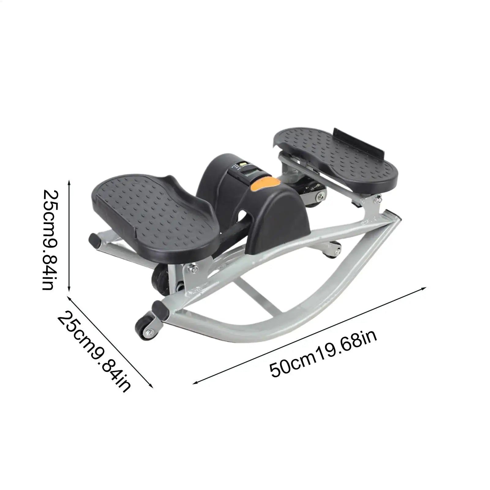 Rock Stepper Exercise Machine Legs Glutes Abs Workout Portable Silent Lateral Stepper Machine for Home Apartment Office Gym