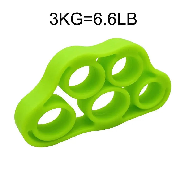 Silicone Finger Gripper Gym Hand Grip Resistance Band Wrist Stretcher Elastic Five Finger Expander Strength Trainer Exercise